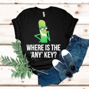Where Is The Any Key With Character Shirt