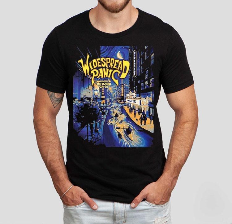 Widespread Panic Three Nights In Milwaukee At Milwaukee Riverside Theater On October 24-26 2025 Shirt Widespread Panic Three Nights In Milwaukee At Milwaukee Riverside Theater On October 24-26 2025 Shirt