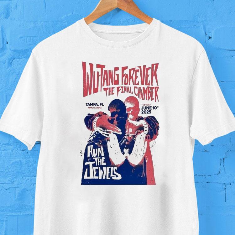 Wu Tang Clan Run The Jewels June 10 2025 Tampa, Fl Shirt Wu Tang Clan Run The Jewels June 10 2025 Tampa, Fl Shirt
