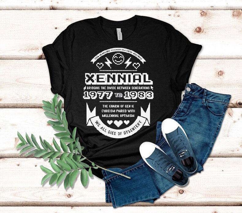 Xennial Bridging The Divide Between Generation 1977 To 1983 Shirt Xennial Bridging The Divide Between Generation 1977 To 1983 Shirt