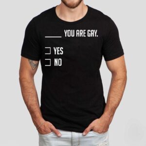 You Are Gay Yes No Shirt