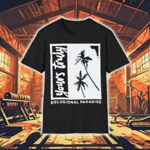 Yours Truly Delusional Paradise Palm Tree Shirt