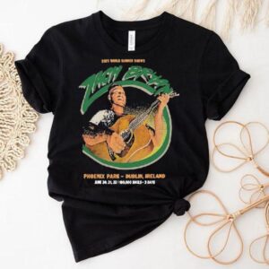 Zach Bryan World Summer Shows 2025 Tour Phoenix Park Dublin, Ireland Guitar Shirt