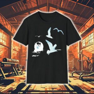 1989 Seagull Boxy Cherry Lips Crystal Skies Shirt