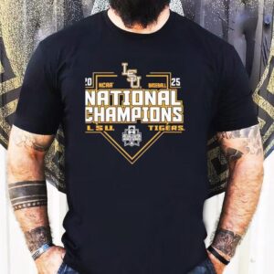 2025 Lsu Tigers Ncaa Baseball Men’s College World Series Champions Shirt