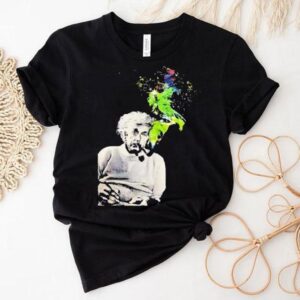 Albert Einstein Smoking Colors Shirt