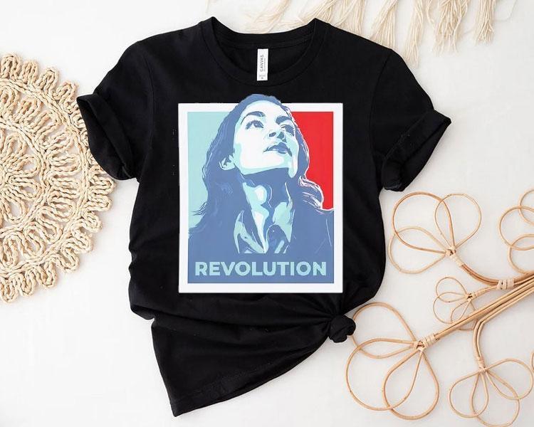 Alexandria Ocasio Revolution Graphic Shirt Alexandria Ocasio Revolution Graphic Shirt