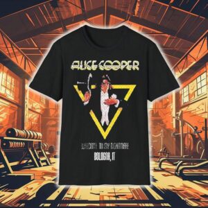 Alice Cooper Welcome To My Nightmare City In Bologna It 2025 Shirt