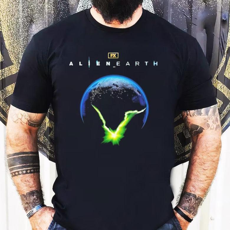 Alien Earth Cracked Earth Shirt Alien Earth Cracked Earth Shirt