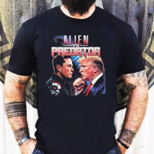 Alien Vs Predator Elon Musk Vs Donald Trump Shirt