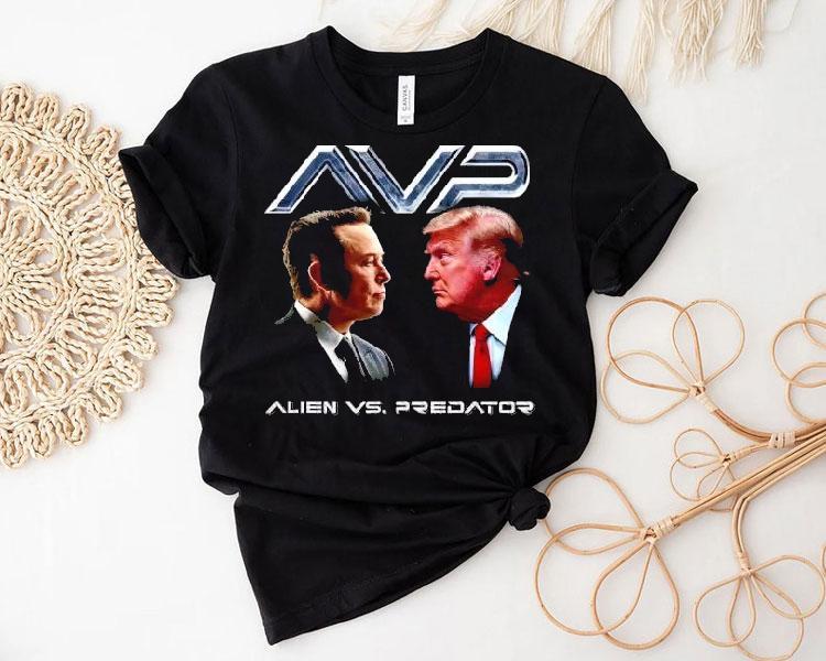 Alien Vs Predator Trump Vs Elon Shirt Alien Vs Predator Trump Vs Elon Shirt