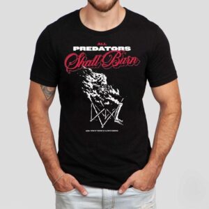 All Predators Shall Burn Afraid Of The Dark Co Skeleton Shirt