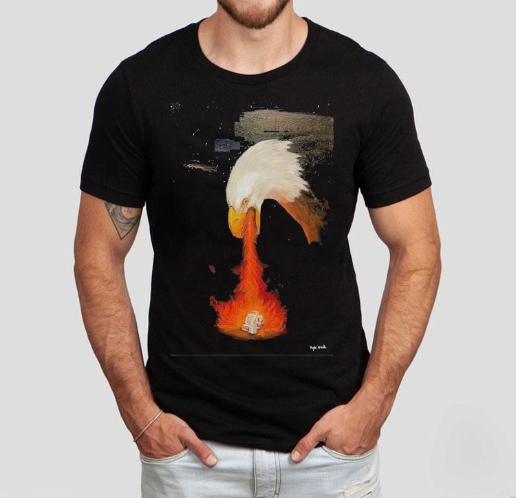 American Eagle Vs. Ice Flames Shirt American Eagle Vs. Ice Flames Shirt