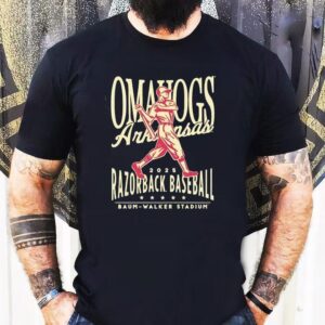 Arkansas Razorbacks Omahogs Baseball Baum Walker Stadium 2025 Shirt