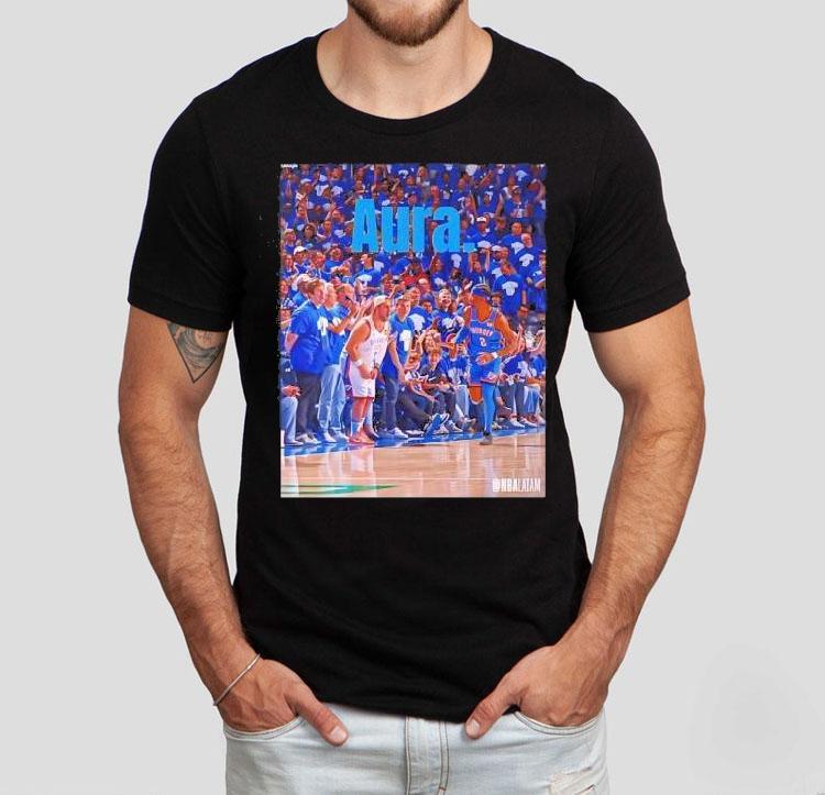 Aura Shai Gilgeous-alexander Oklahoma City Thunder Basketball Shirt Aura Shai Gilgeous-alexander Oklahoma City Thunder Basketball Shirt