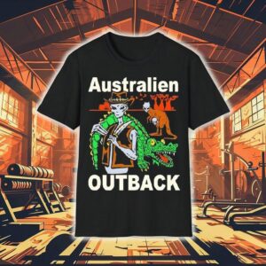 Australien Outback Gator Knife Shirt
