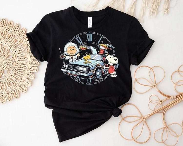 Back To The Future Style Of Peanuts Shirt Back To The Future Style Of Peanuts Shirt