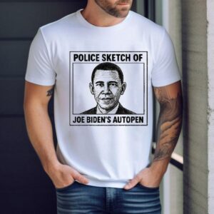 Barack Obama Police Sketch Of Joe Biden’s Autopen Shirt