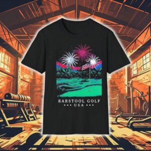 Barstool Golf Usa Fireworks 4th Of July Shirt