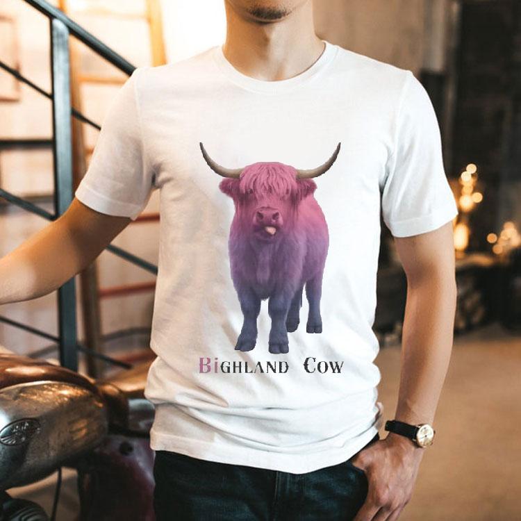 Bighland Cow Trans Pride Shirt Bighland Cow Trans Pride Shirt