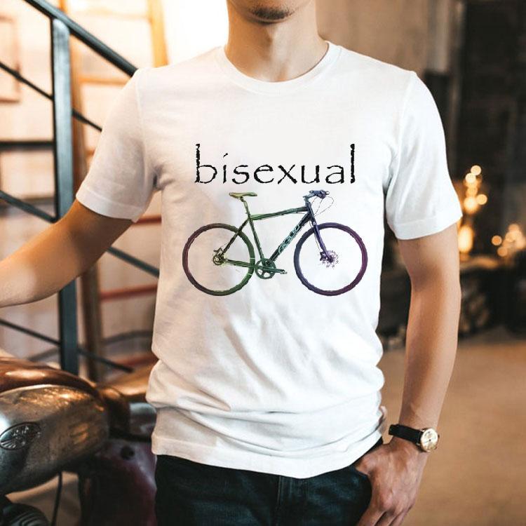 Bisexual Pride Rainbow Bike Shirt Bisexual Pride Rainbow Bike Shirt