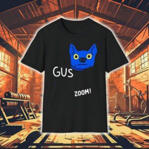 Blue Dog Cartoon Gus Zoom Shirt