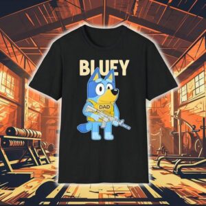 Bluey Military Tactical Dad Shirt