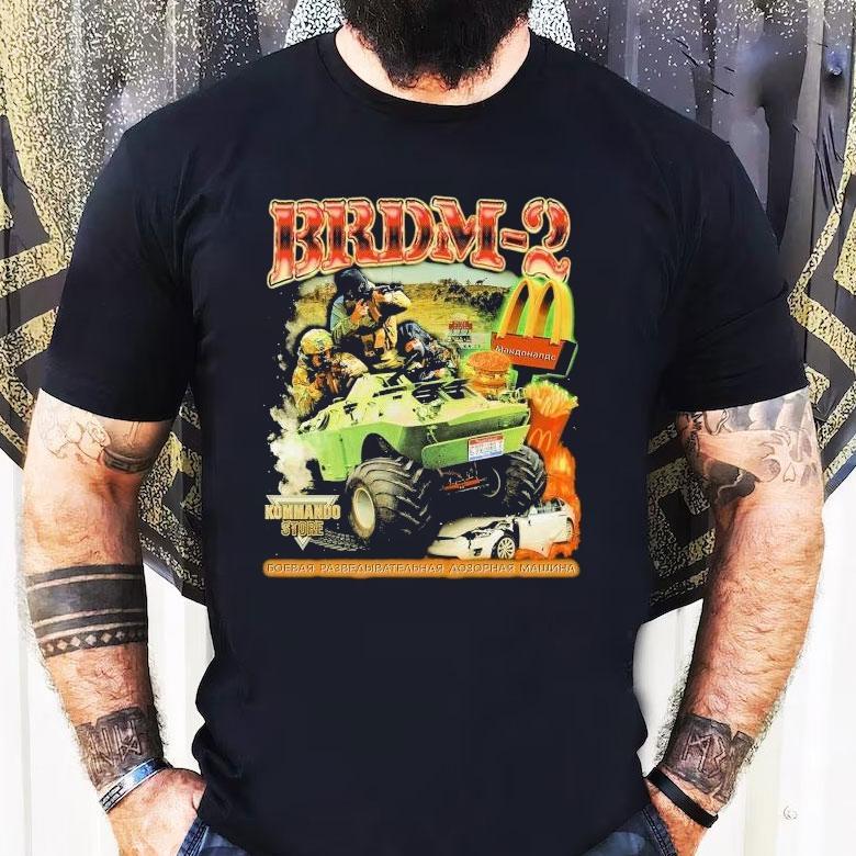 Brdm-2 Monster Truck Kommando Shirt Brdm-2 Monster Truck Kommando Shirt