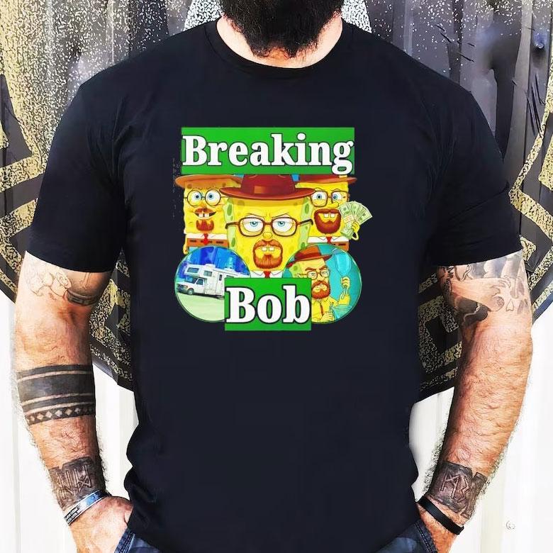 Breaking Bob Squarepants Shirt Breaking Bob Squarepants Shirt