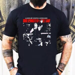 Bruce Springsn Monochrome Live Performance Land Of Hope And Dreams Shirt