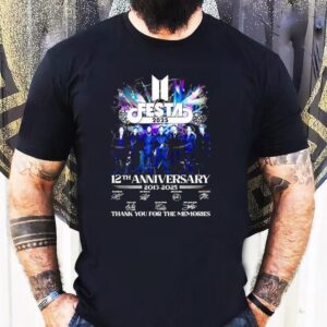 Bts Festa 2025 12th Anniversary 2013-2025 Signature Thank You For The Memories Shirt 1 Bts Festa Th Anniversary Signature Thank You For The Memories Tshirt
