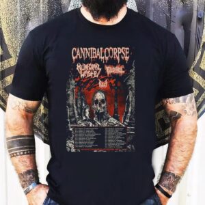 Cannibal Corpse Municipal Waste + Full Of Hell 2025 Tour Dates Shirt