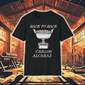 Carlos Alcaraz Back To Back Champions 2025 Shirt