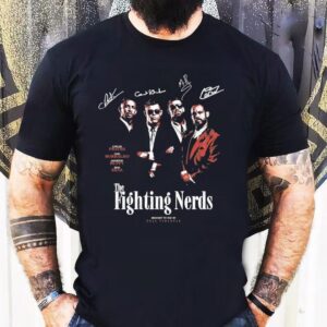 Carlos Prates Caio Borralho Mauricio Ruffy Jean Silva The Fighting Nerds Movie Brought To You Full Violence Signatures Shirt