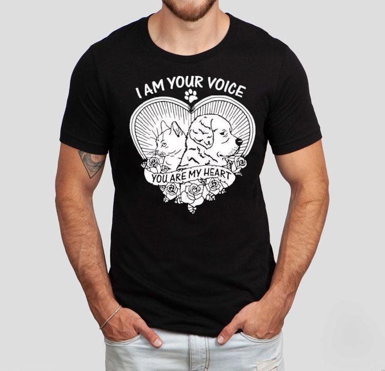 Cat And Dog I Am Your Voice You Are My Heart Shirt Cat And Dog I Am Your Voice You Are My Heart Shirt