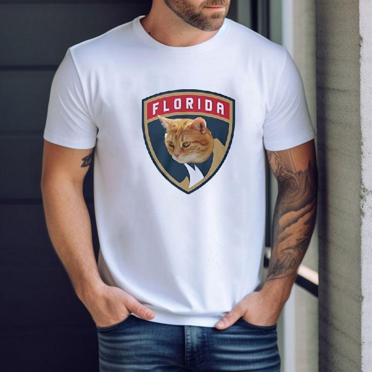 Cat In Florida Panthers Logo Shirt Cat In Florida Panthers Logo Shirt