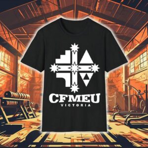 Cfmeu Victoria Signature Logo Shirt