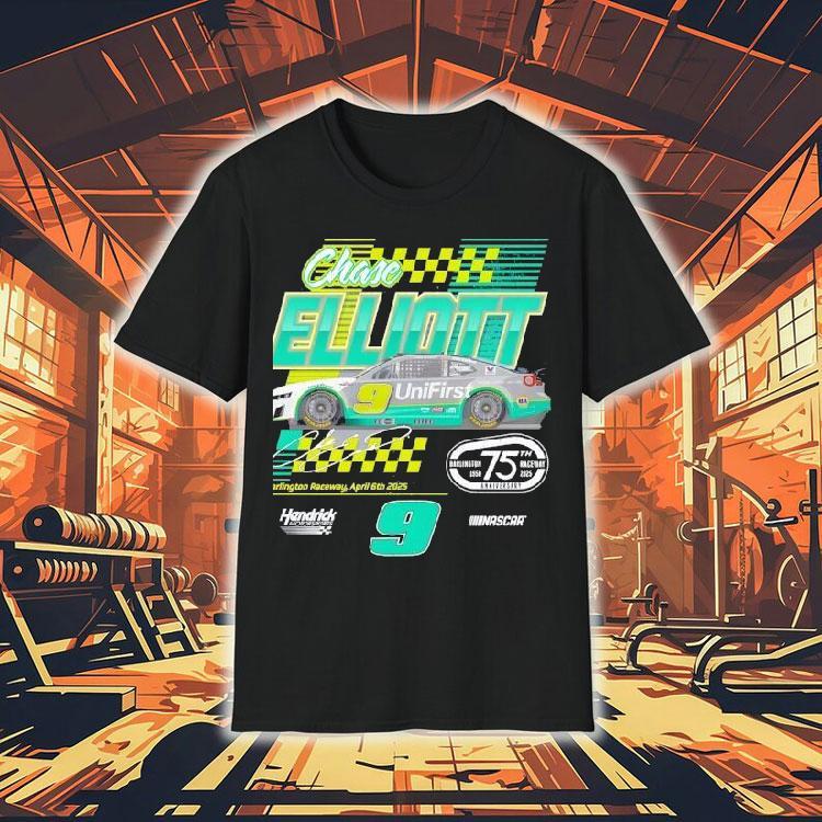 Chase Elliott #9 Unifirst Darlington Throwback Signature Shirt Chase Elliott #9 Unifirst Darlington Throwback Signature Shirt