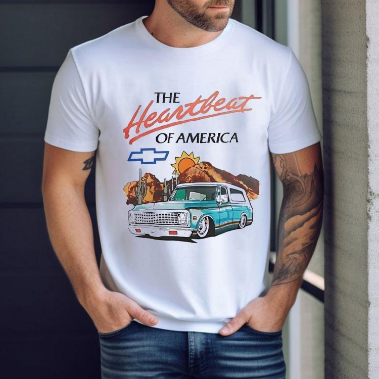 Chevrolet The Heartbeat Of America Shirt Chevrolet The Heartbeat Of America Shirt