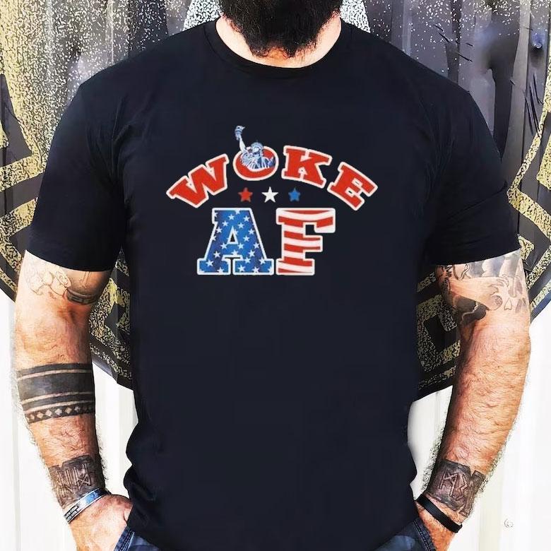 Christopher Titus Podcast Woke Af Liberty Statue Shirt Christopher Titus Podcast Woke Af Liberty Statue Shirt