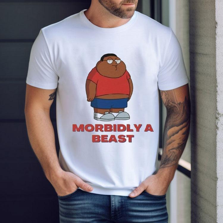 Cleveland Brown Morbidly A Beast Family Guy Shirt Cleveland Brown Morbidly A Beast Family Guy Shirt
