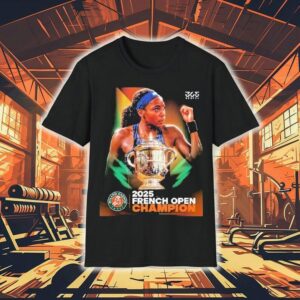 Coco Gauff Beat Aryna Sabalenka By 2-1 Claims 2025 Roland Garros Champion Shirt 1 Coco Gauff Beat Aryna Sabalenka By Claims Roland Garros Champion Tshirt