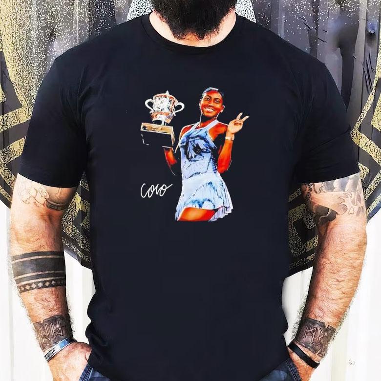 Coco Gauff French Open Deuces Shirt Coco Gauff French Open Deuces Shirt
