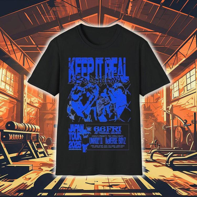Counterparts Keep It Real Japan Tour 2025 Shirt Counterparts Keep It Real Japan Tour 2025 Shirt