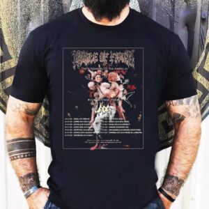 Cradle Of Filth The Screaming Of The Americas Tour 2025 Dates List Kicks Off In Limeira Br On August 21 Shirt 1 Cradle Of Filth The Screaming Of The Americas Tour Dates List Kicks Off In Limeira Br On August Tshirt