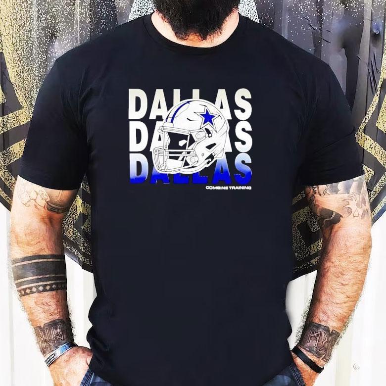 Dallas Cowboys Repeat Helmet Combine Training 2025 Shirt Dallas Cowboys Repeat Helmet Combine Training 2025 Shirt