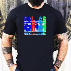 Dallas Skyline City Sports Team Logo Shirt