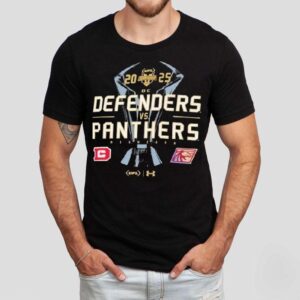 Dc Defenders Vs. Michigan Panthers Ufl United Football League 2025 Ufl Championship Game Trophy Shirt