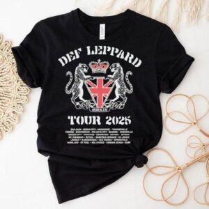 Def Leppard Let’s Get Rocked 2025 Tour Shirt