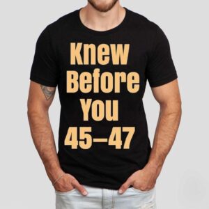 Derek Johnson Knew Before You 45 47 Shirt